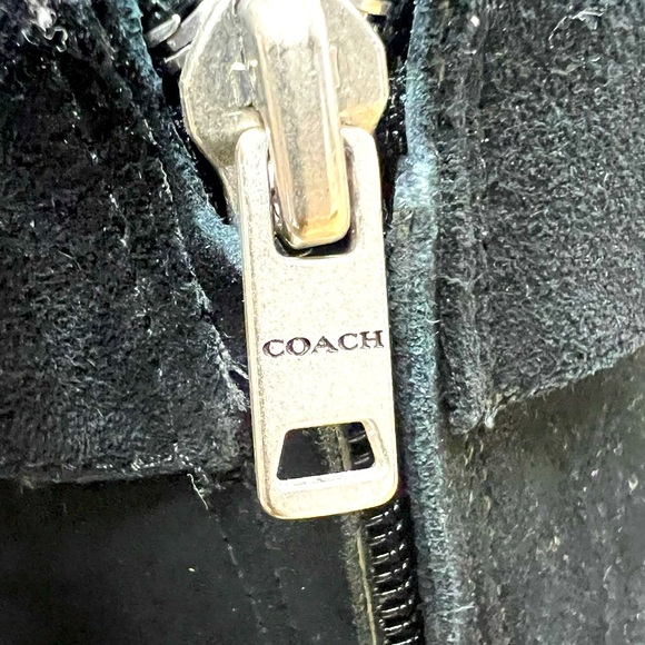 Coach Cassandra bootie in excellent condition black suede size 9.5 women’s - Picture 10 of 12